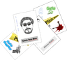 Des cartes du jeu murder-party