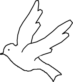 colombe représentant l'Esprit Saint