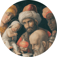 Peinture représentant l'Epiphanie