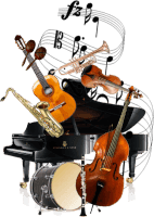 Instruments de musique du jeu Maestro