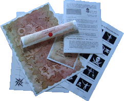 Contenu de la chasse au trésor pirates