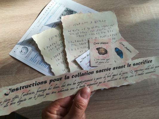 Contenu du jeu quête fantaisie